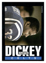 1985 Topps Base Set #262 Curtis Dickey