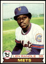 1979 Topps Base Set #454 Len Randle