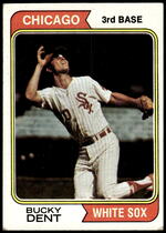 1974 Topps Base Set #582 Bucky Dent