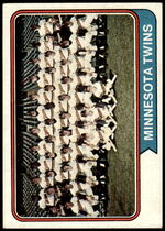 1974 Topps Base Set #74 Twins Team