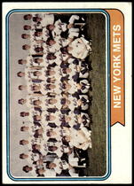 1974 Topps Base Set #56 Mets Team