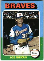 1975 Topps Base Set #595 Joe Niekro