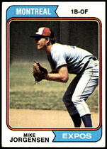 1974 Topps Base Set #549 Mike Jorgensen