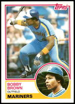 1983 Topps Base Set #287 Bobby Brown