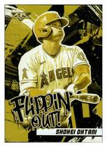 2022 Topps Fire Flippin Out Gold Minted #FO-7 Shohei Ohtani