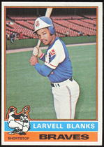 1976 Topps Base Set #127 Larvell Blanks