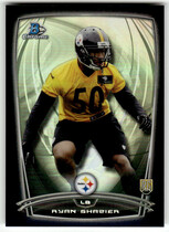2014 Bowman Chrome Black Refractor #129 Ryan Shazier