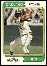 1974 Topps Base Set #7 Jim Hunter