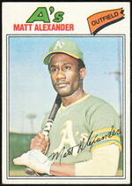 1977 Topps Base Set #644 Matt Alexander
