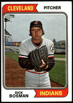 1974 Topps Base Set #465 Dick Bosman