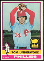 1976 Topps Base Set #407 Tom Underwood