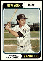 1974 Topps Base Set #623 Celerino Sanchez