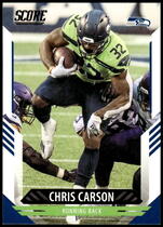 2021 Score Base Set #269 Chris Carson