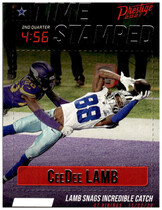 2021 Panini Prestige Time Stamped #11 Ceedee Lamb