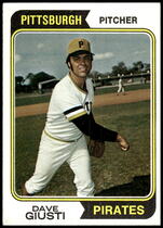 1974 Topps Base Set #82 Dave Giusti