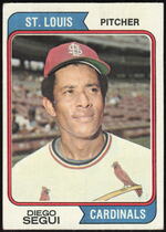 1974 Topps Base Set #151 Diego Segui