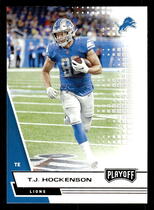 2020 Playoff Base Set #166 T.J. Hockenson