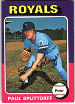 1975 Topps Base Set #340 Paul Splittorff