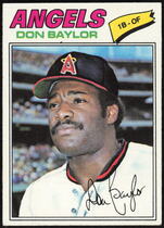 1977 Topps Base Set #462 Don Baylor