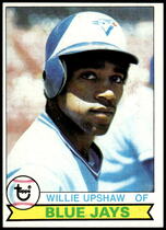 1979 Topps Base Set #341 Willie Upshaw