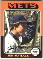 1975 Topps Base Set #290 Jon Matlack