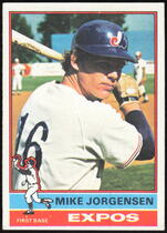 1976 Topps Base Set #117 Mike Jorgensen