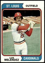 1974 Topps Base Set #307 Luis Melendez
