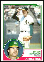 1983 Topps Base Set #312 Brian Kingman