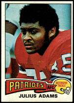 1975 Topps Base Set #73 Julius Adams