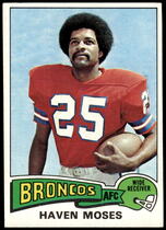 1975 Topps Base Set #17 Haven Moses