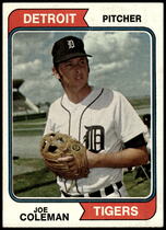 1974 Topps Base Set #240 Joe Coleman