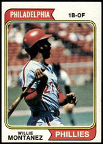 1974 Topps Base Set #515 Willie Montanez