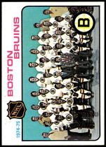 1975 Topps Base Set #81 Bruins Team