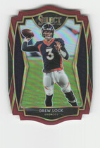 2020 Panini Select Red Die-Cut Prizm #126 Drew Lock