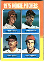 1975 Topps Base Set #614 Jack Kucek|Dyar Miller|Vern Ruhle|Paul Siebert
