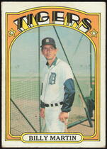 1972 Topps Base Set #33 Billy Martin