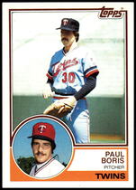 1983 Topps Base Set #266 Paul Boris