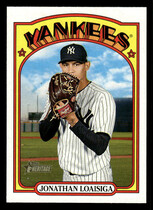 2021 Topps Heritage High Number #608 Jonathan Loaisiga
