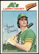 1977 Topps Base Set #12 Larry Haney