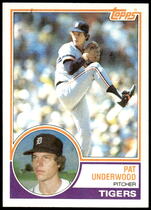 1983 Topps Base Set #588 Pat Underwood