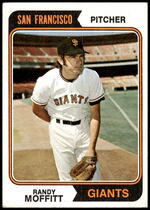 1974 Topps Base Set #156 Randy Moffitt