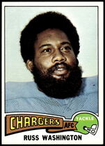 1975 Topps Base Set #335 Russ Washington