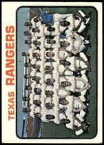 1973 Topps Base Set #7 Rangers Team