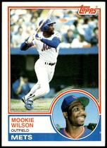 1983 Topps Base Set #55 Mookie Wilson