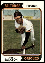 1974 Topps Base Set #68 Grant Jackson
