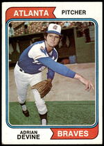 1974 Topps Base Set #614 Adrian Devine