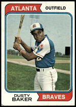 1974 Topps Base Set #320 Dusty Baker