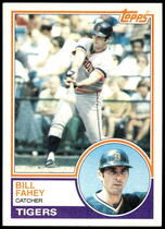 1983 Topps Base Set #196 Bill Fahey