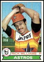 1979 Topps Base Set #437 Rick Williams