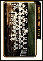 1974 Topps Base Set #281 Giants Team
